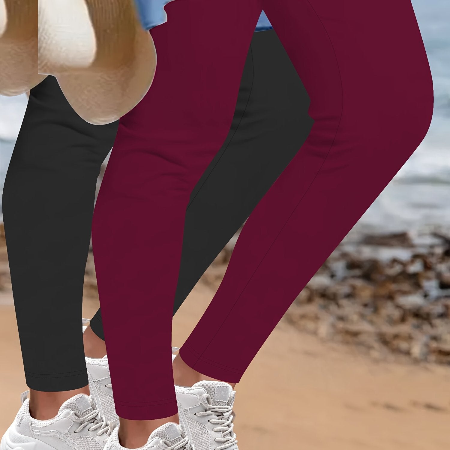 2pcs Elegant Leopard Print Skinny Leggings