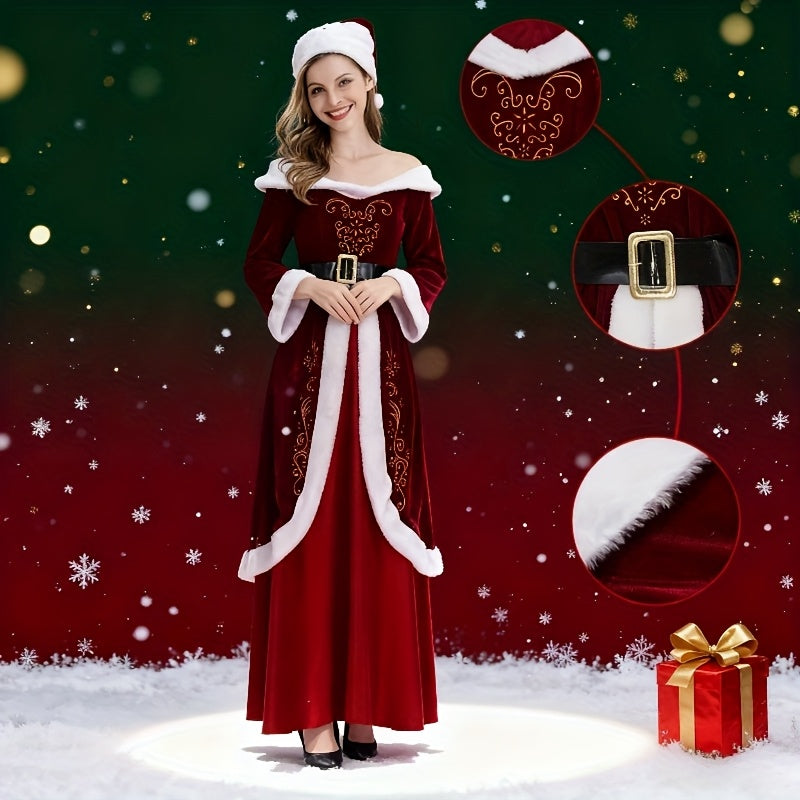 Women's Luxurious Dress Christmas Party New Year