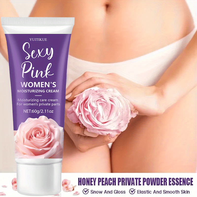 Pink Women's Secret Cream - Plant Extracts, Vitamin C and Rose Scent