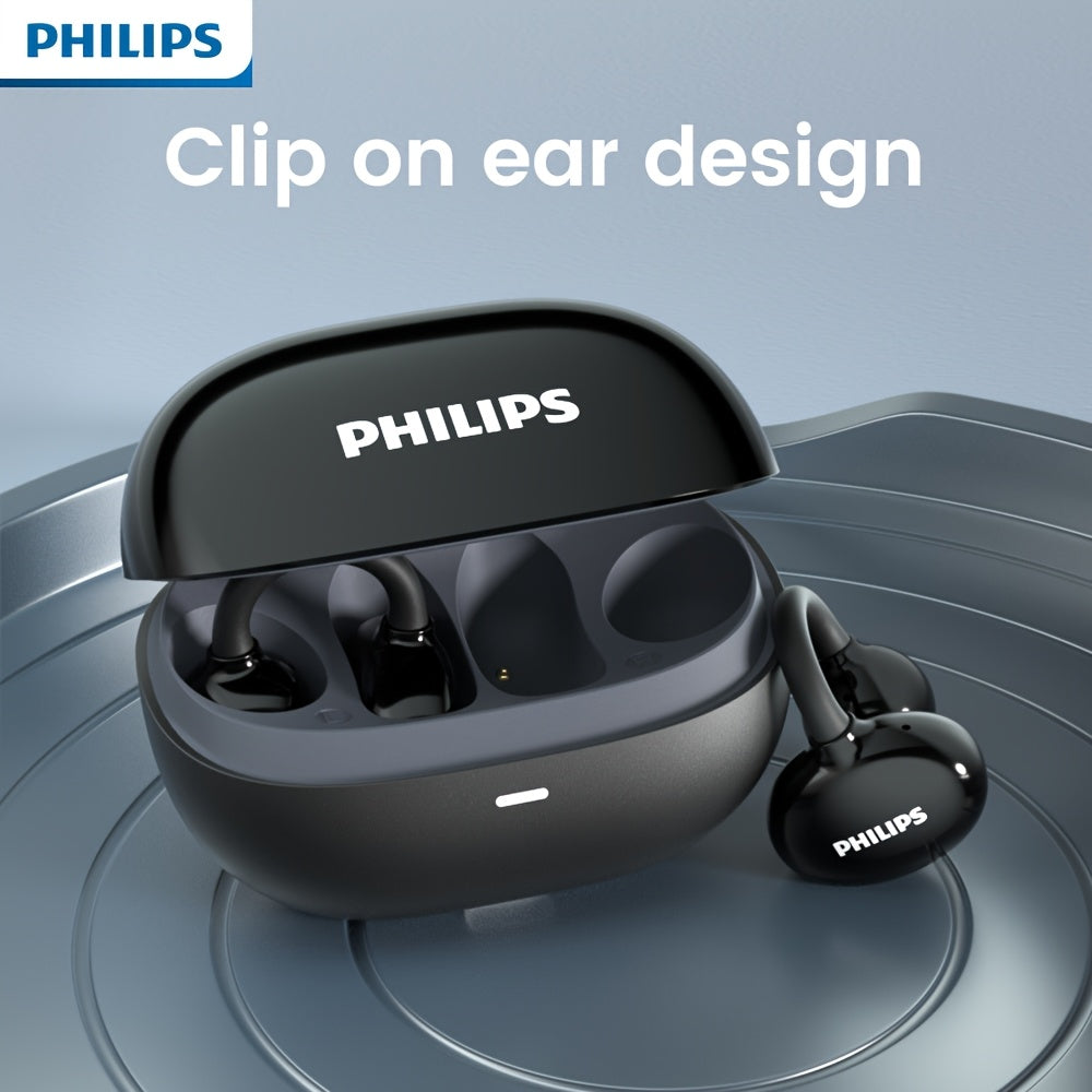 Philips TWS Wireless Earbuds with Touch Control, Open-Back Design, HD Sound & Noise Cancellation