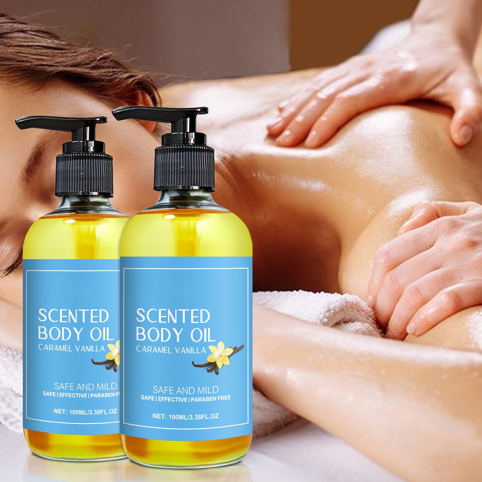 Caramel Vanilla Body Massage Oil