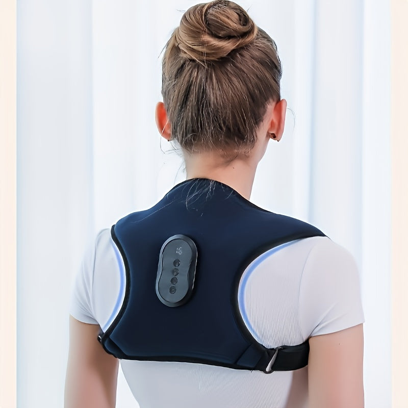 Multifunctional Back and Shoulder Massager with Vibration and Heating