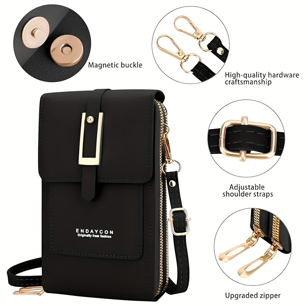 Women's Stylish Casual Touchscreen Crossbody Phone Bag