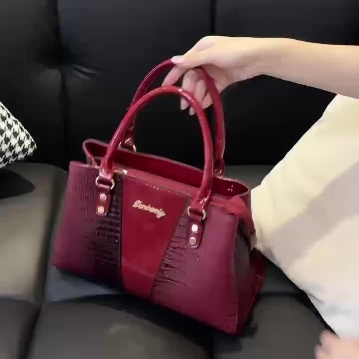Three-Piece Women's Handbag Set