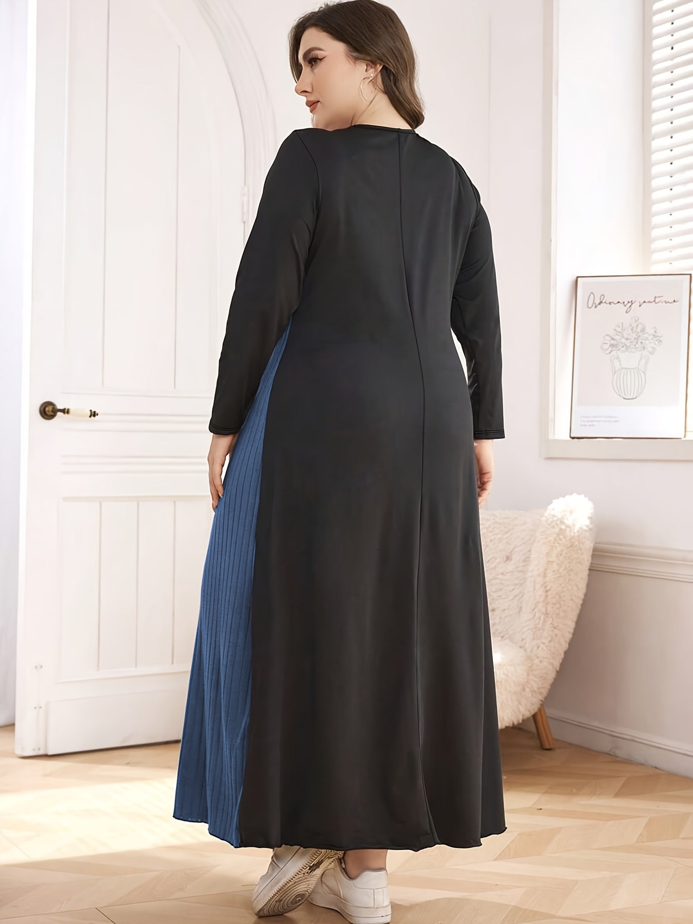Women's Plus Size Winter Maxi Dress
