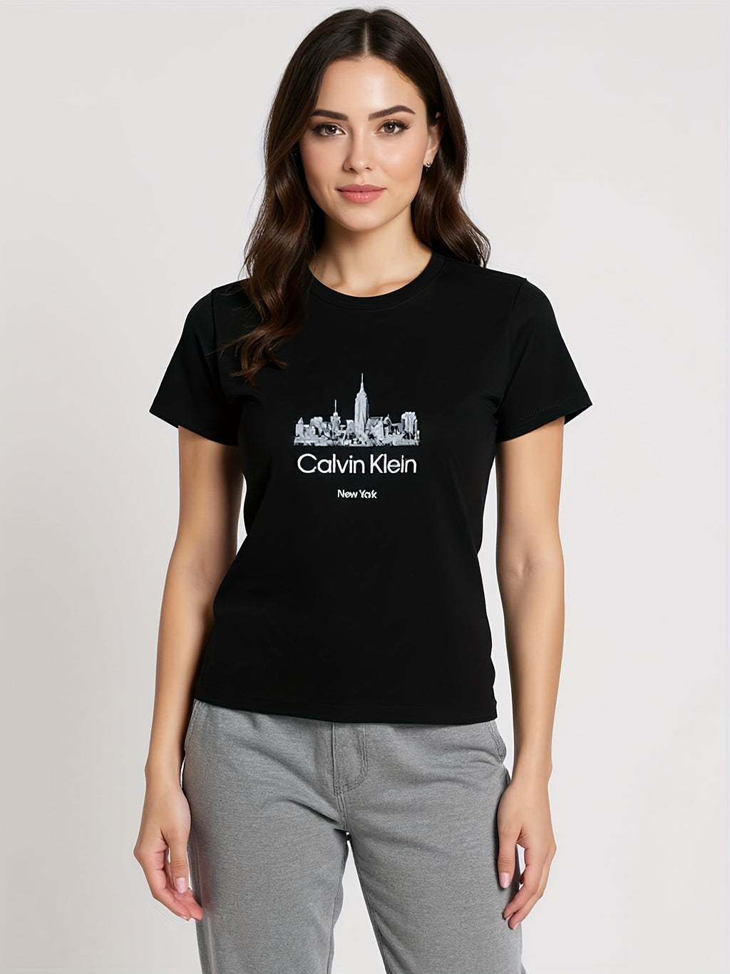 Calvin Klein Women'S Summer Loose Breathable T-Shirt