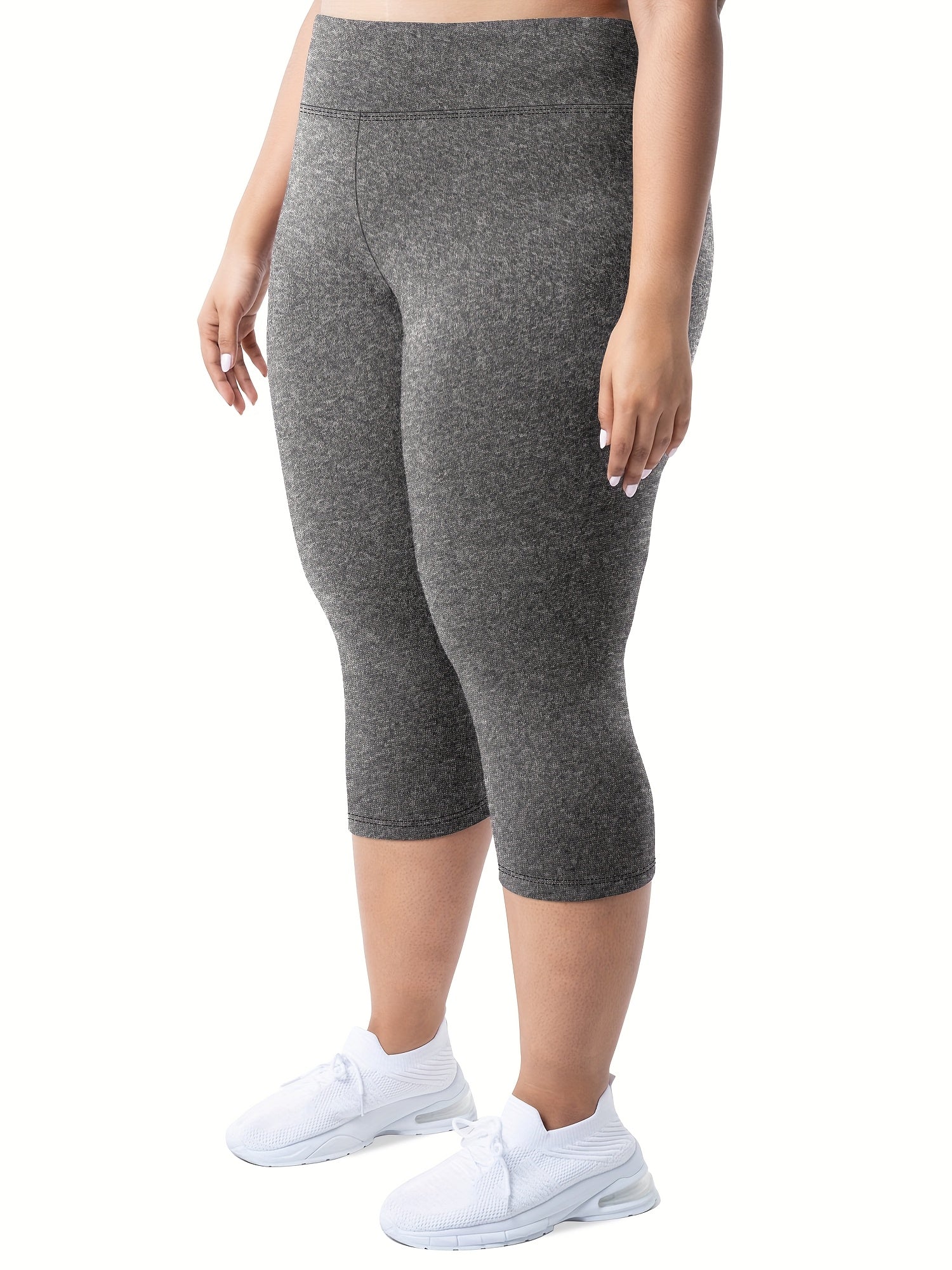 Plus Size High-Waisted 7/8 Leggings