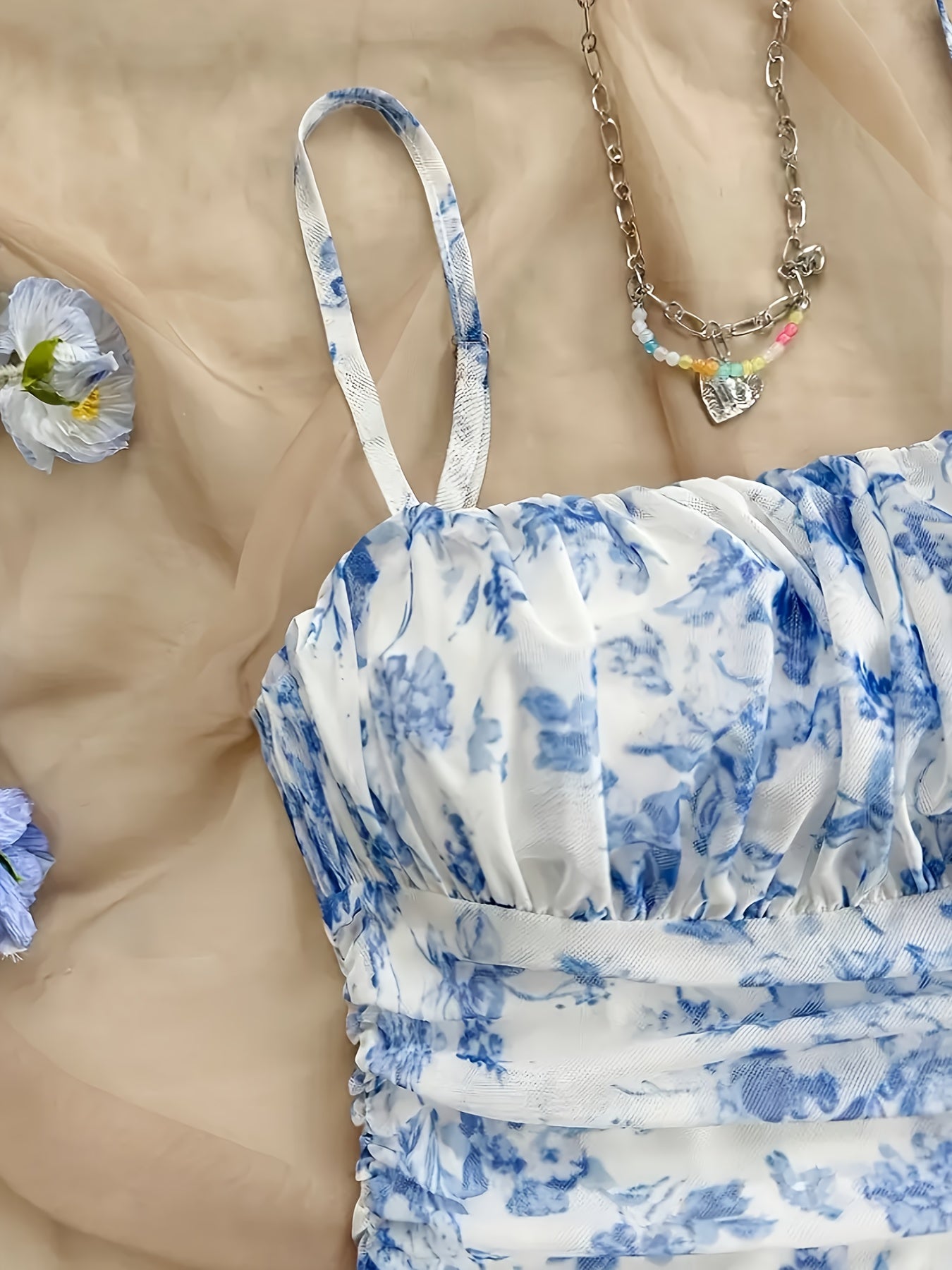 Stylish All-Season Polyester Sundress