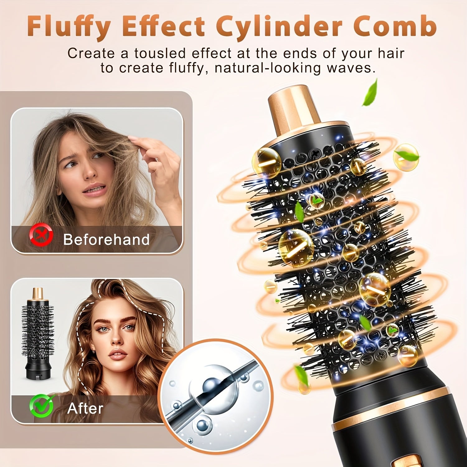 Blow Dryer Brush Set, 5-In-1 Hot Air Styler, Hair Dryer Brush