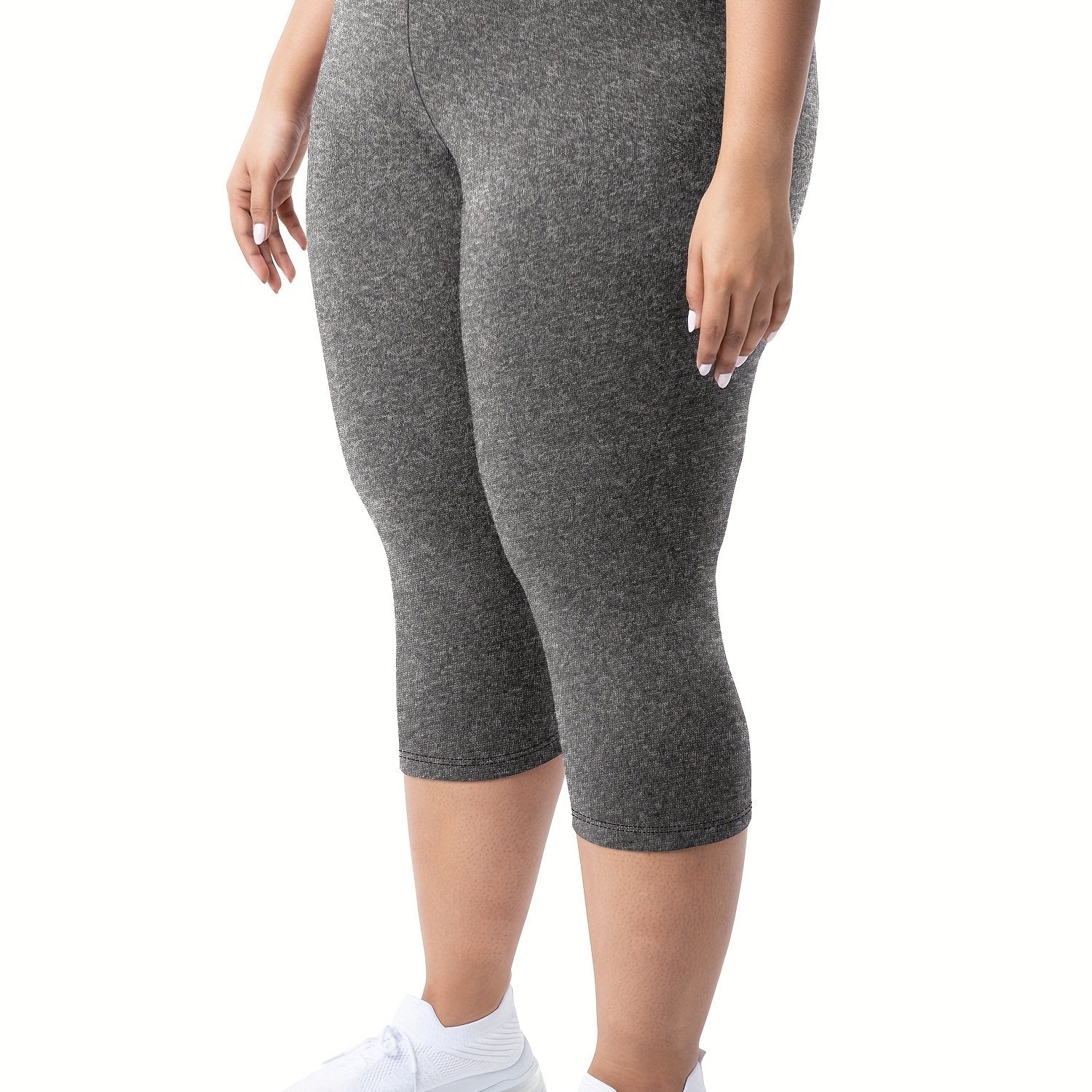 Plus Size High-Waisted 7/8 Leggings