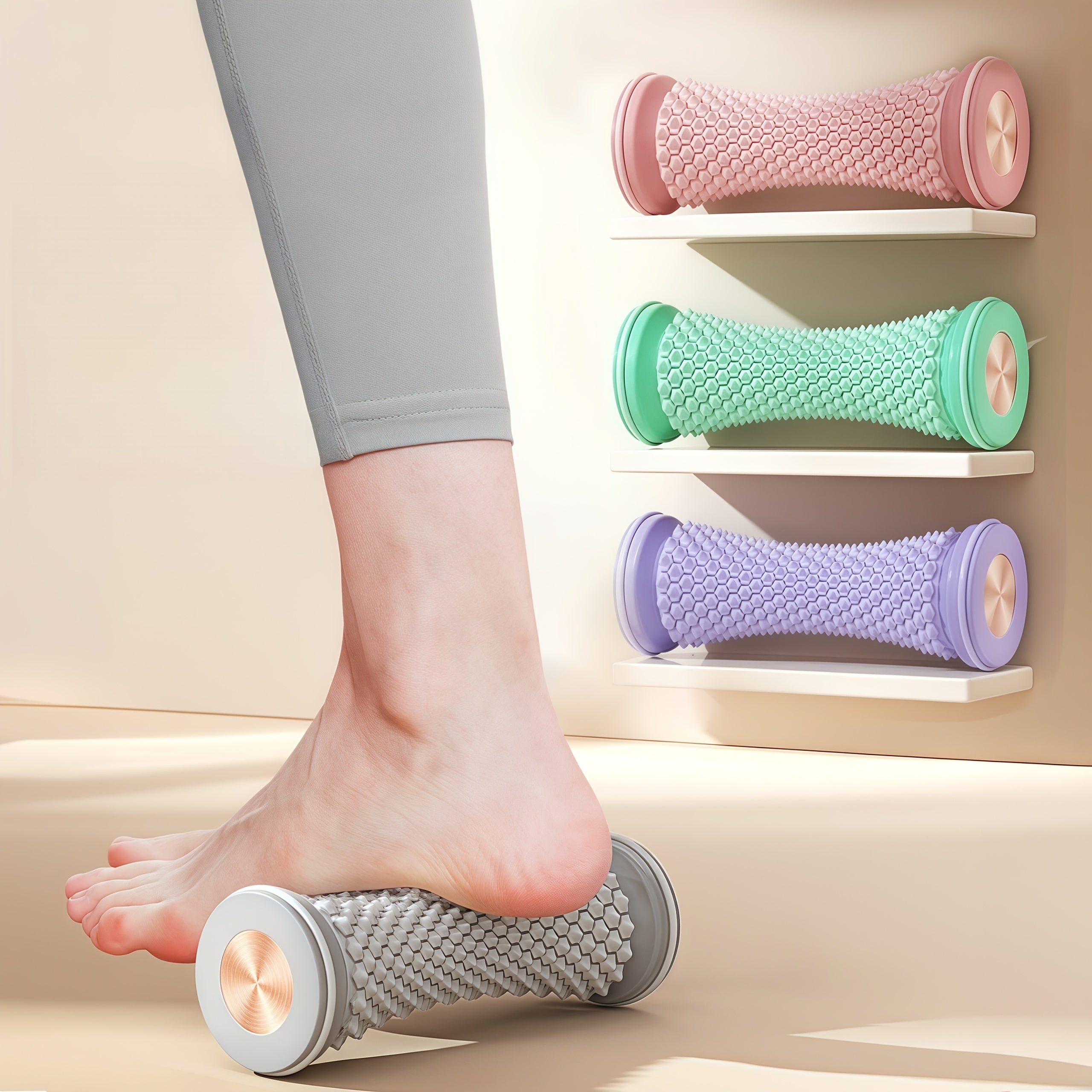 One Light Foot Massager | Easy to Roll, Textured Surface