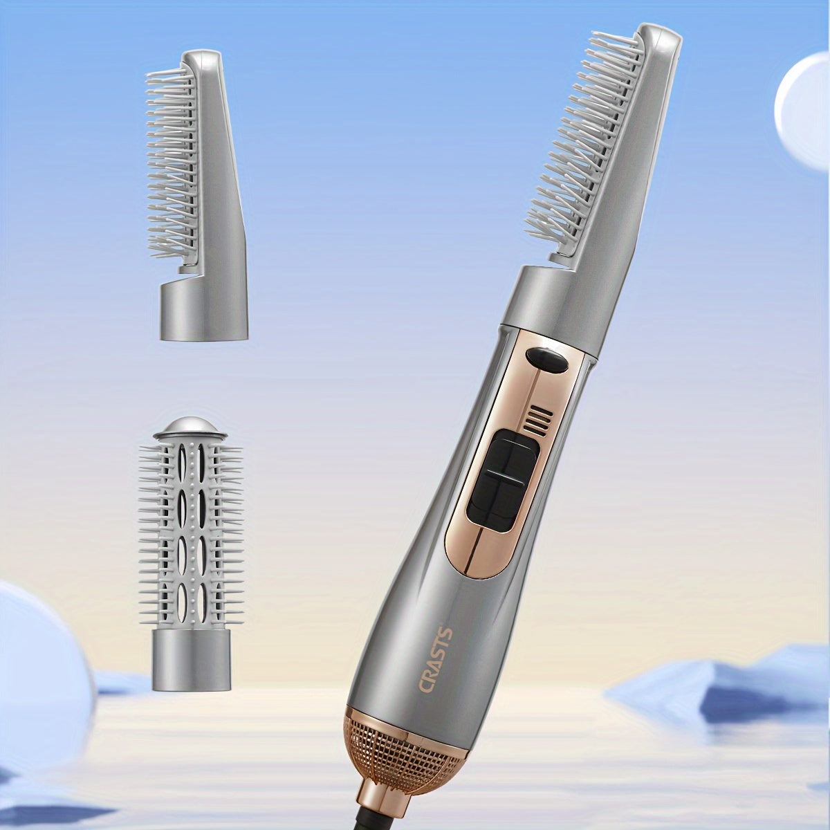 Professional Hair Dryer Brush Comb Set, 800W Dual-Function