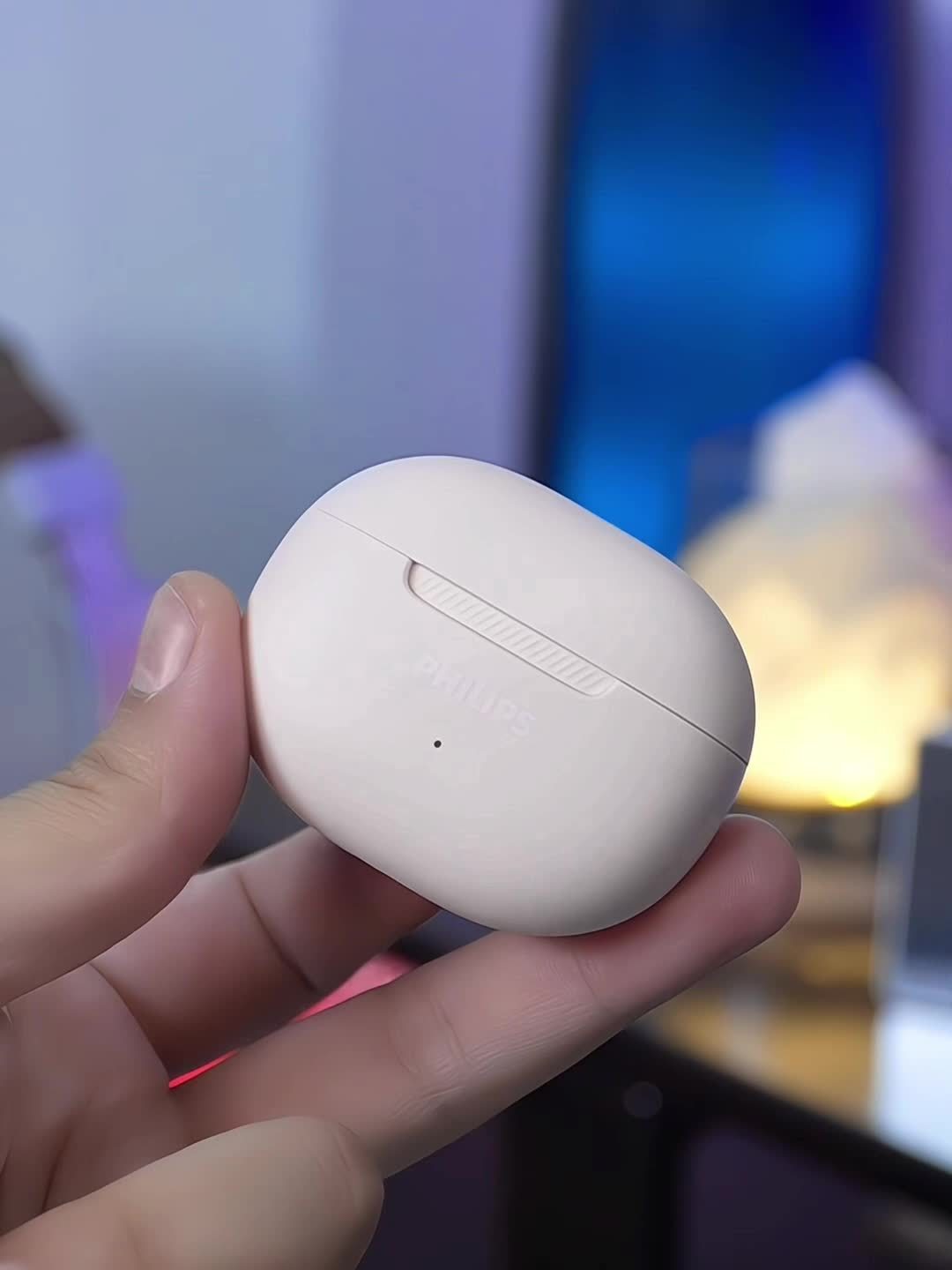 PHILIPS TAT2020 Earbuds Super endurance Headphones, Smooth curve border, Sophisticated and trendy, 320mAh Charging case