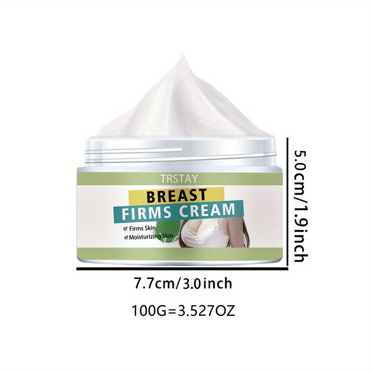 Breast massage cream: firms the Light Beige and is rich in various vitamins.