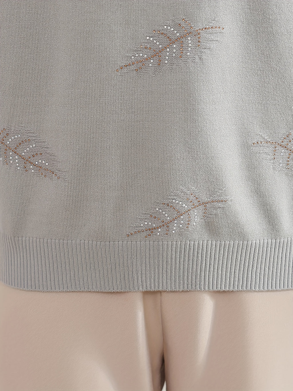 Women'S Elegant V-Neck Sweater - Lightweight Breathable Long Sleeve Blouse with Classic Collar