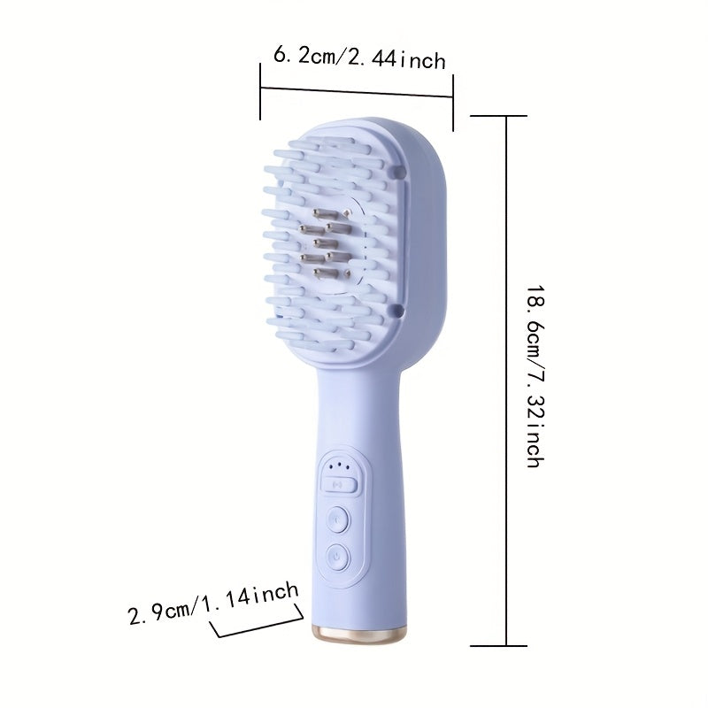 1pc Electric Massage Comb, Scalp Oil Brush for Hair Styling and Massaging