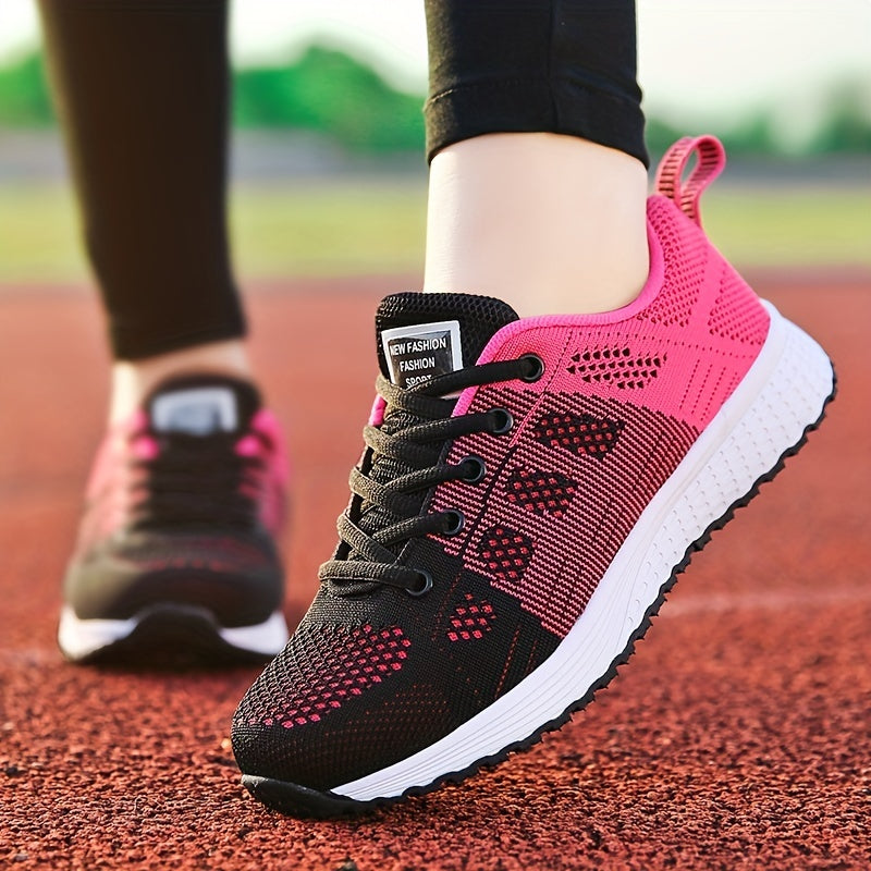 Women's Flying Woven Breathable Running Training Shoes