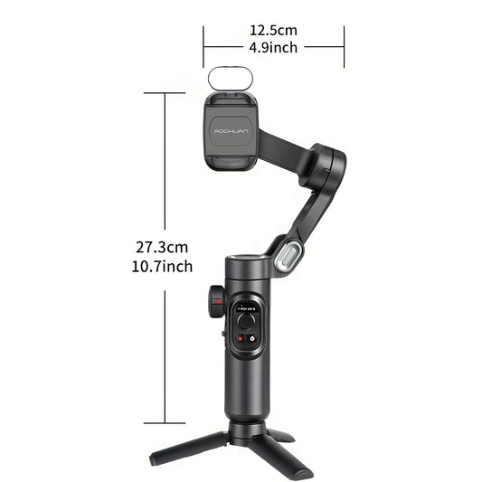 XE Kit 3-Axis Smartphone Gimbal Stabilizer & AI Tracker with CCT/RGB Fill Light