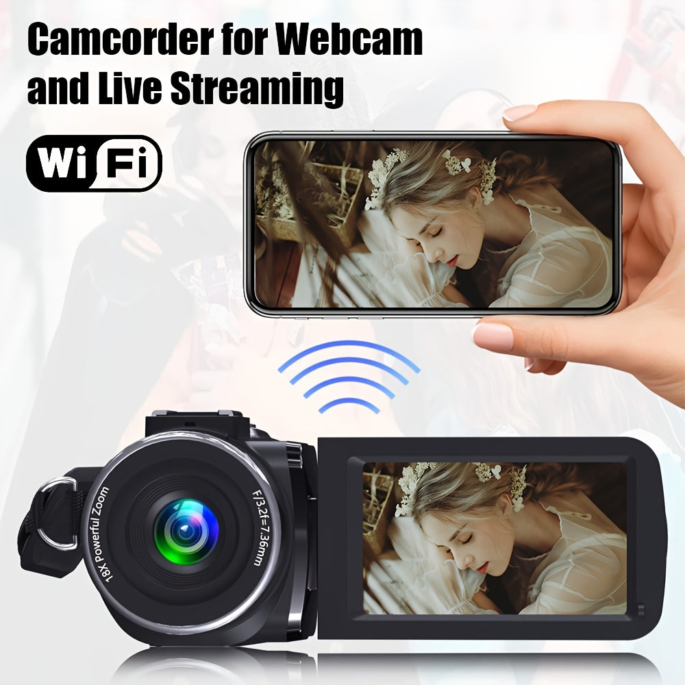 8K 15FPS Integrated Video Camera, 18x Digital Zoom, 64ppm, WiFi, Remote Control