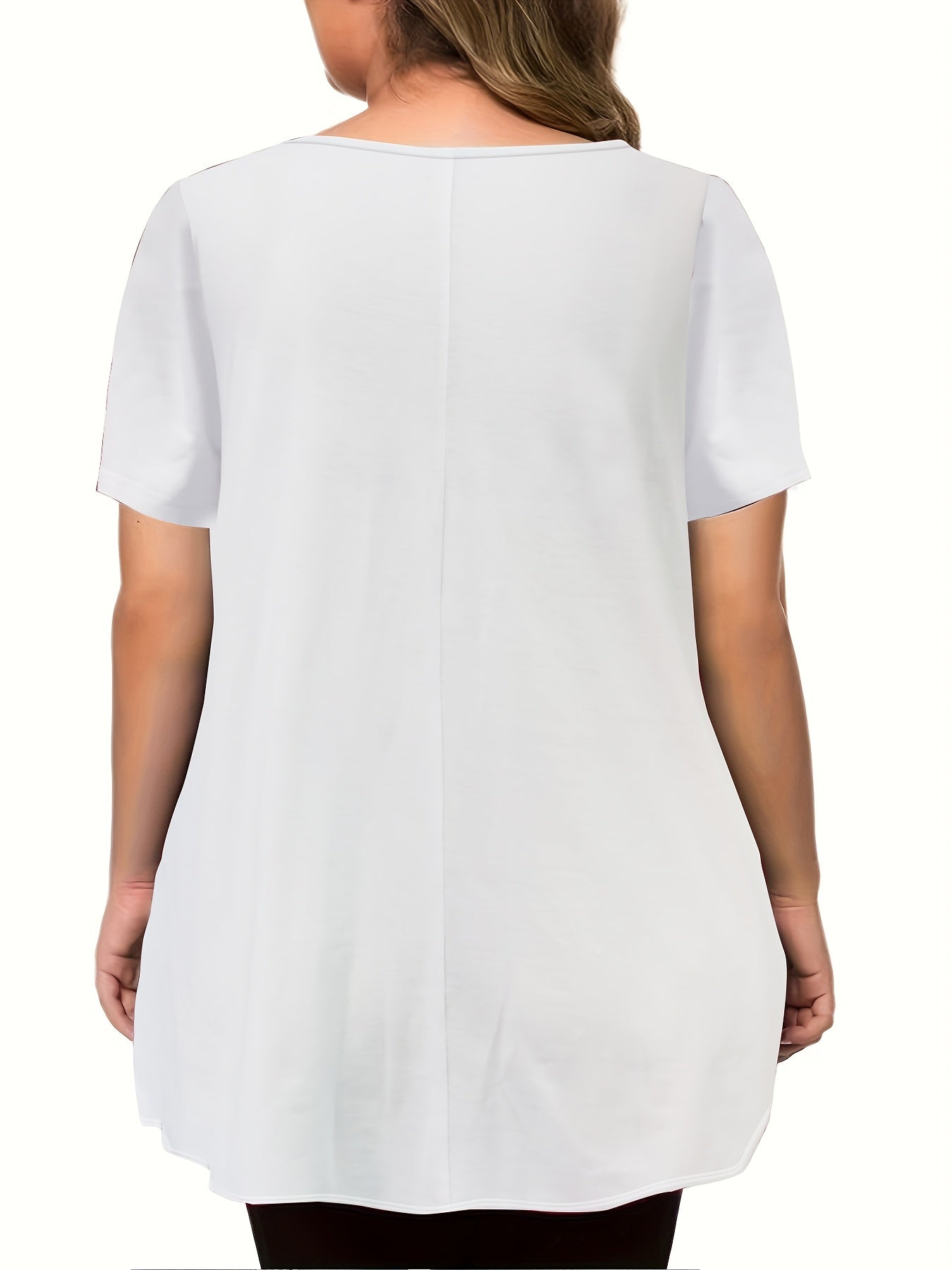 Polyester Elegant Crew Neck Ruched Bust Slight Stretch Knit Fabric Pullovers