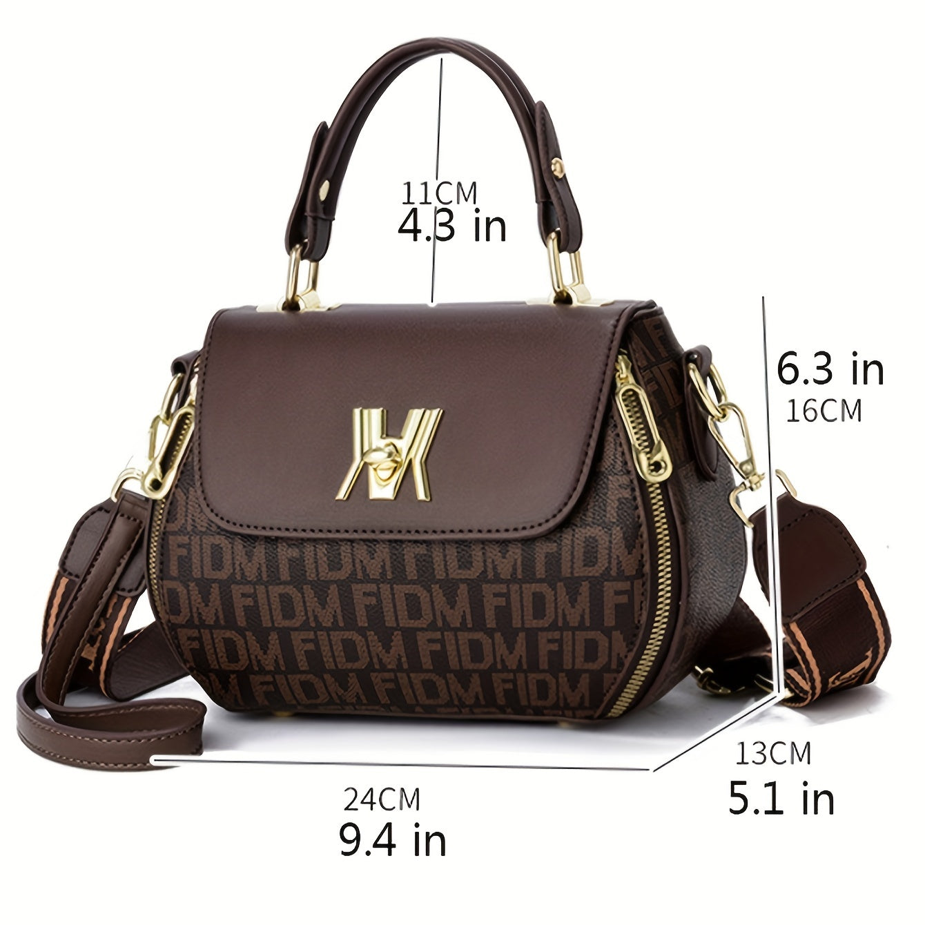 3pcs Set Faux Leather Handbag for Women