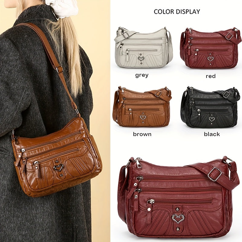 Lightweight, Large Capacity Vintage Style Shoulder Bag for Women