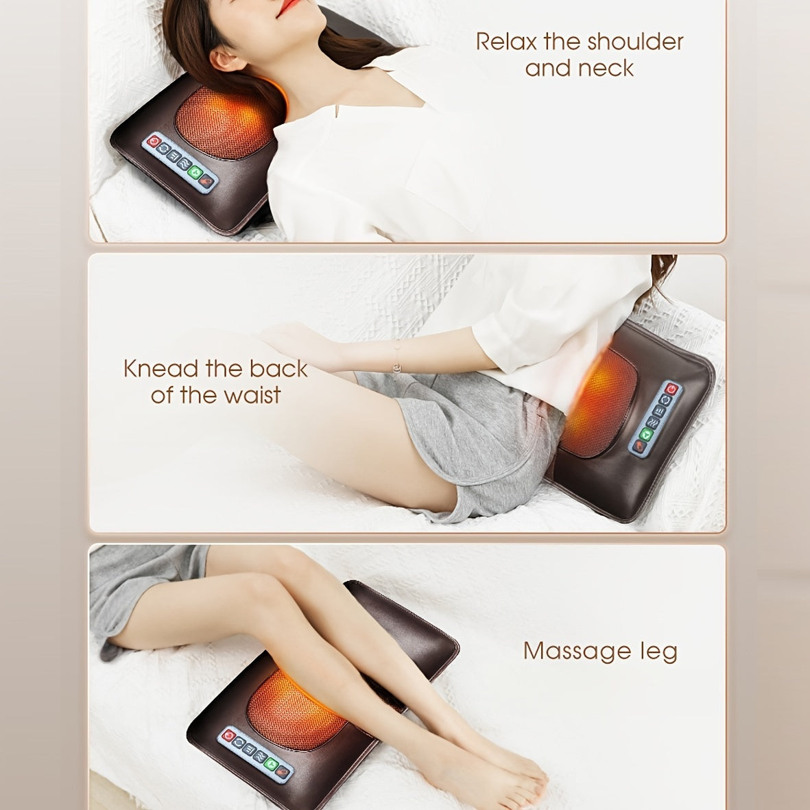 Full Body Massage Chair with Heat Relax, Neck Kneading & Foot Massage