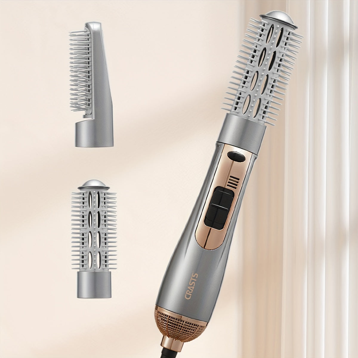 Professional Hair Dryer Brush Comb Set, 800W Dual-Function
