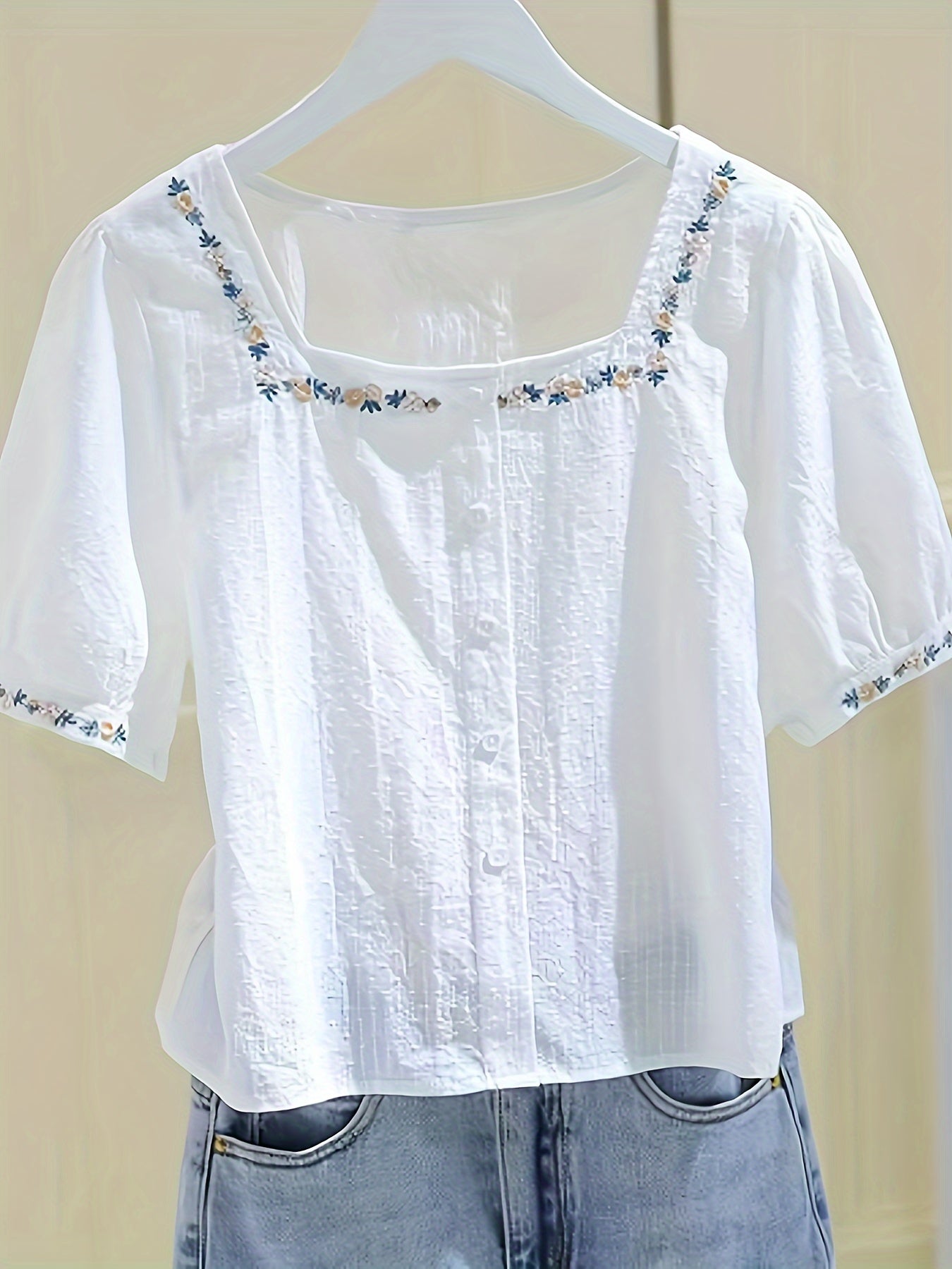Embroidered Shirt for Women