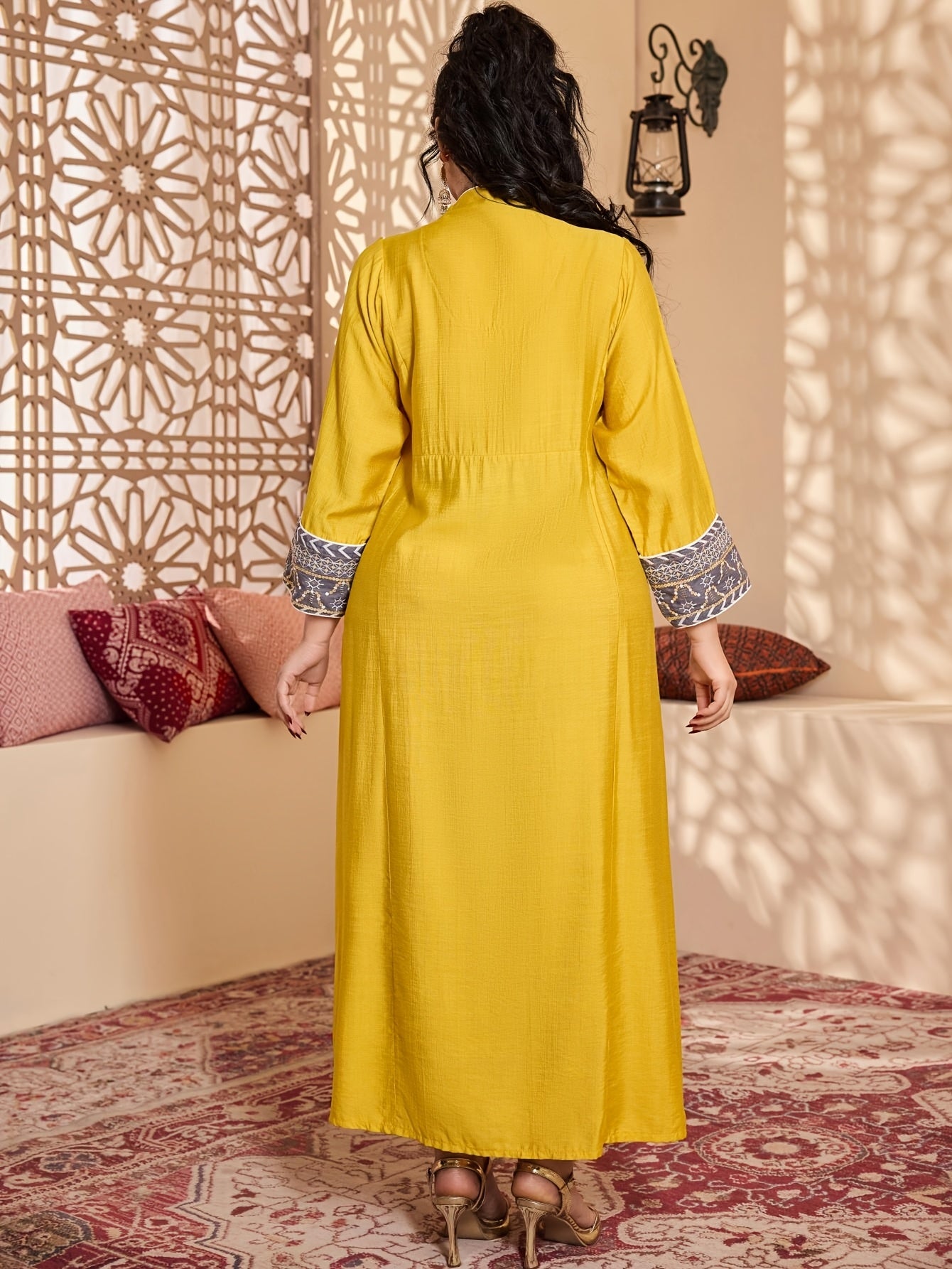 Women's Elegant Arabic Jalabia Dress