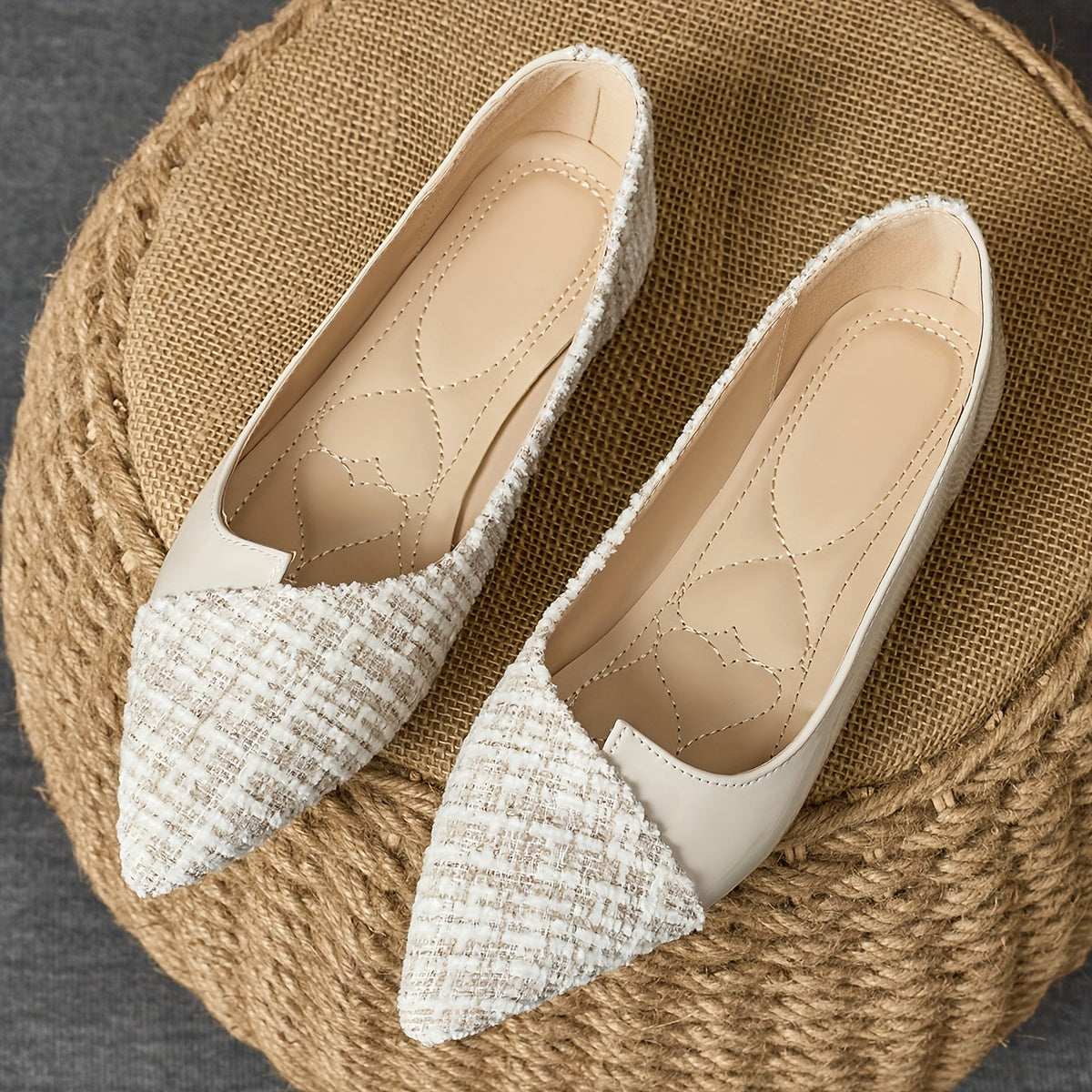 [Leopard Print Flat Shoes] Elegant Leopard Print Women's Flat Shoes | Perfect for Casual, Office, And Everyday Wear, Featuring a Pointed Toe And Rubber Sole
