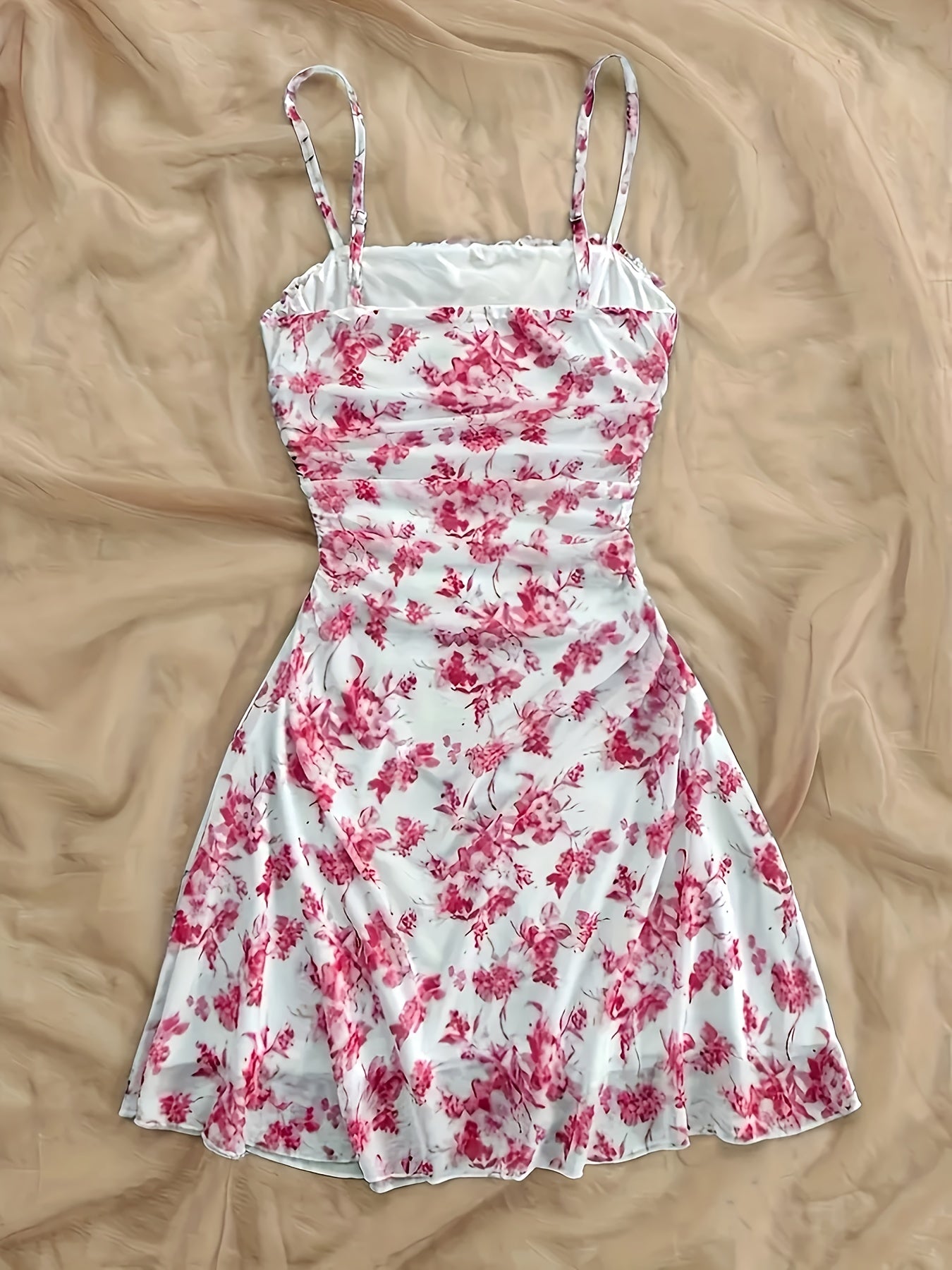 Stylish All-Season Polyester Sundress