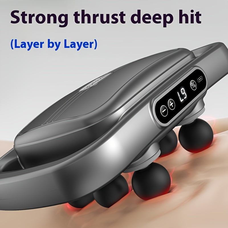 6-Head Fascia Gun Massager with 6-Linkage Technology