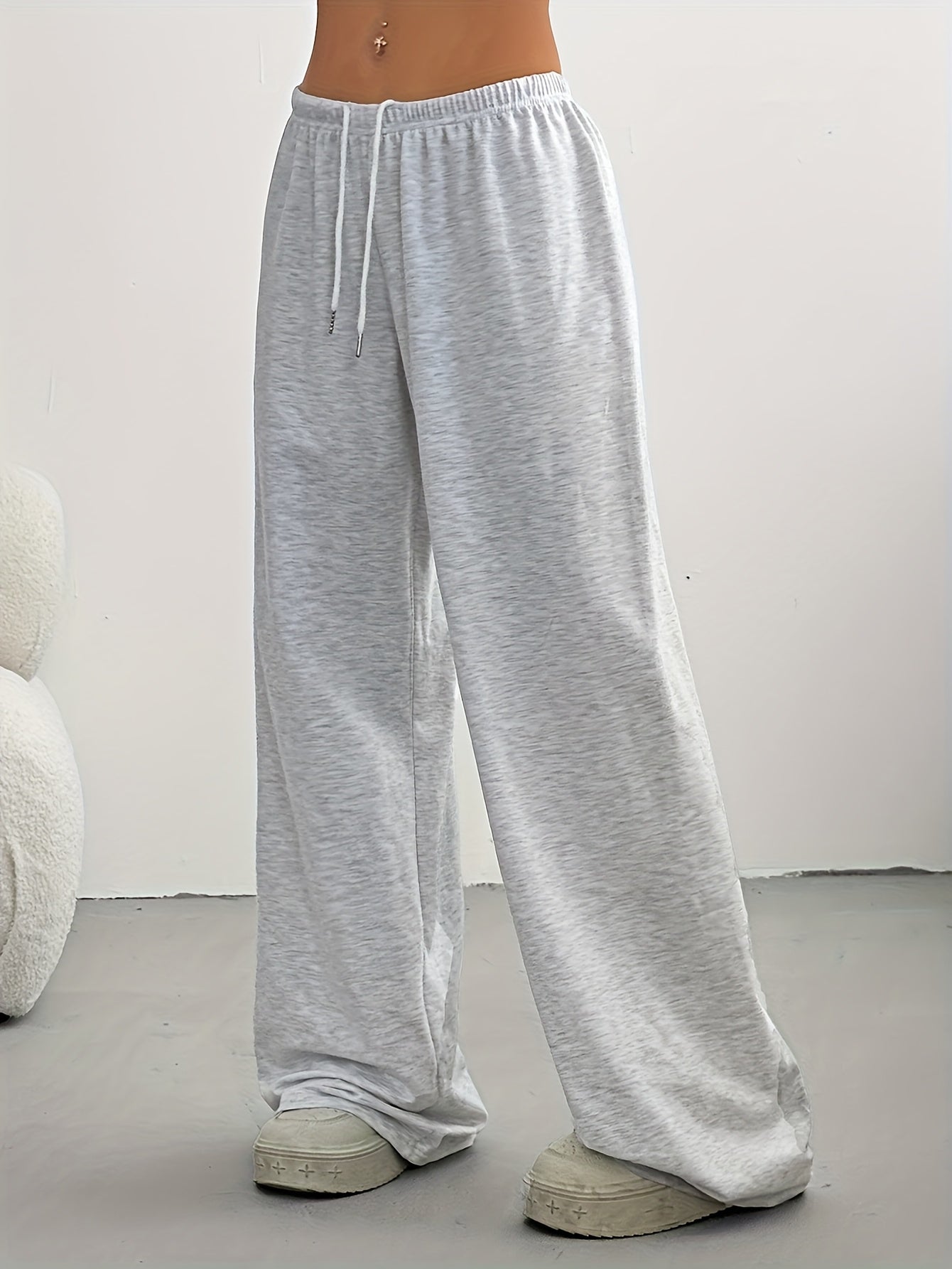 Comfortable Women's Casual Wide-Leg Joggers