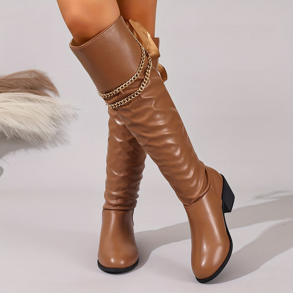 Latest Knee-High Boots, High Knee Boots, Boots For Women, Elegant Classy