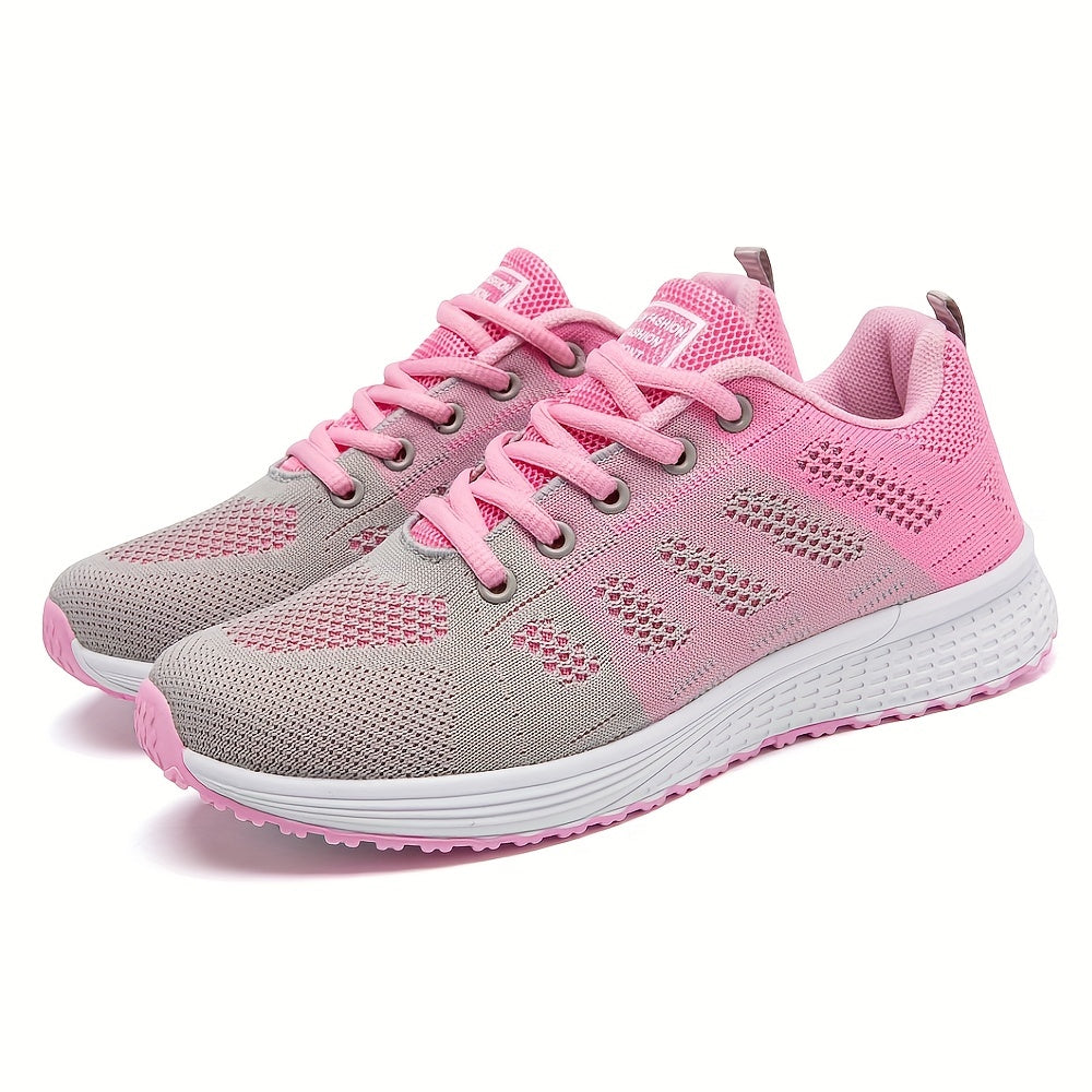 Women's Flying Woven Breathable Running Training Shoes