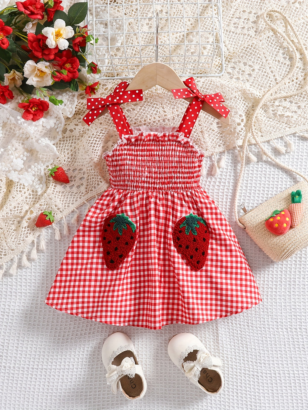 Cute Plaid Summer Dress for Girls 0-3 Years