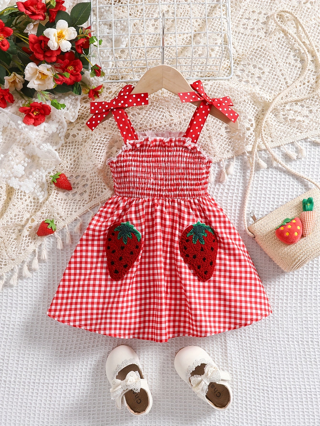 Cute Plaid Summer Dress for Girls 0-3 Years