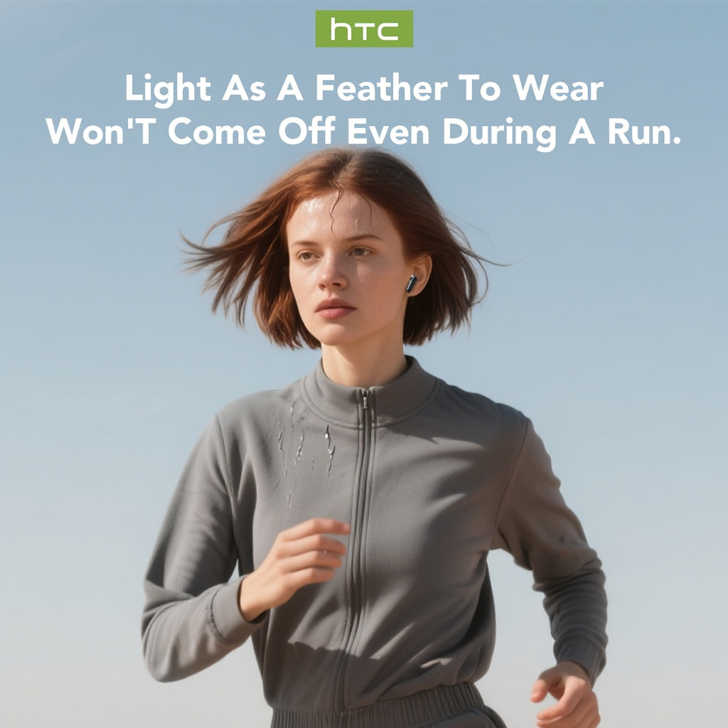 HTC NE20 TWS Wireless Translation Headset 6.0 Face-to-Face 134 Languages Real-Time Translation Suitable for Sports