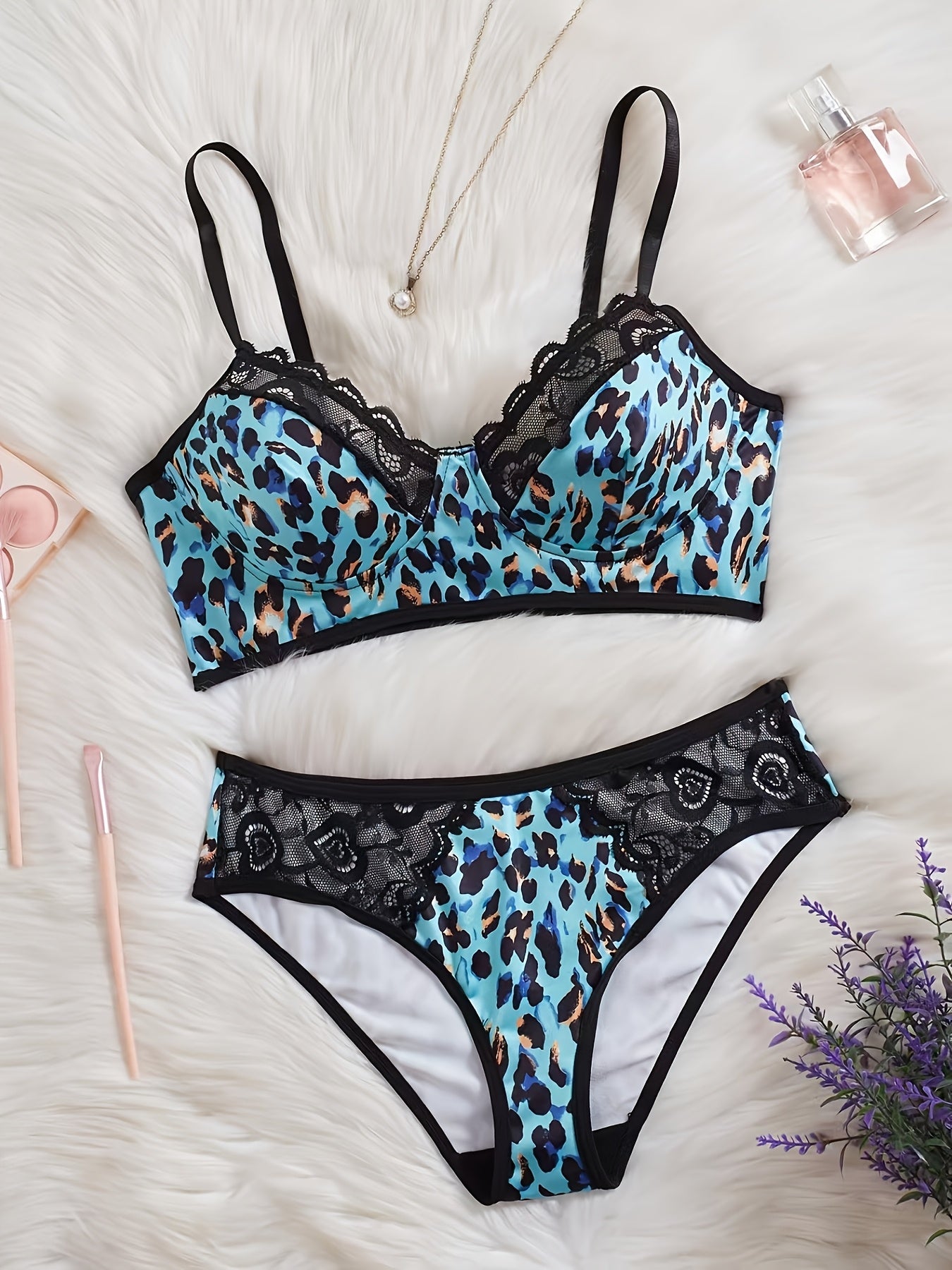 Polyester Blend Lingerie Set for Women