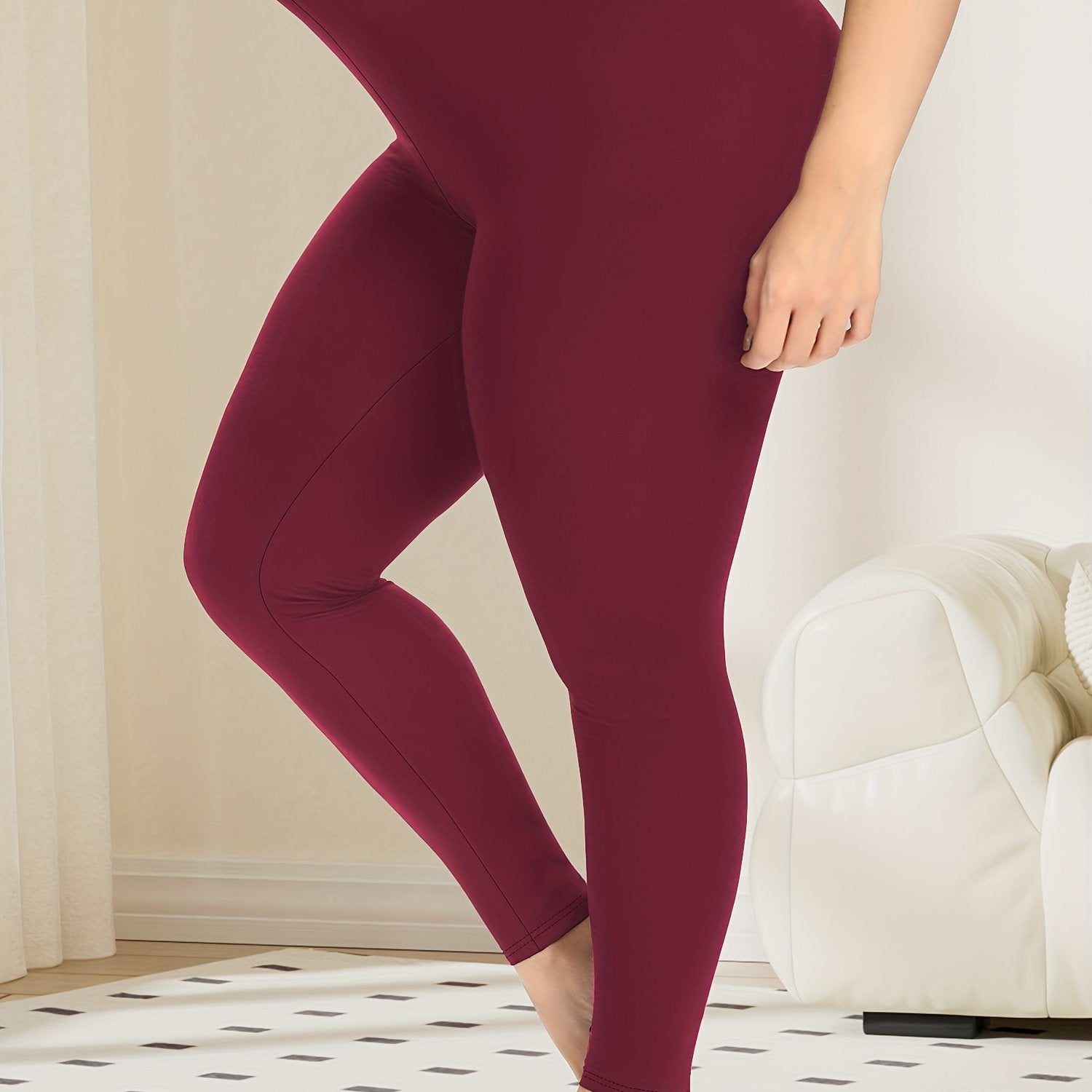 Plus Size Leggings for Women High Waist Stretchy Soft Comfortable