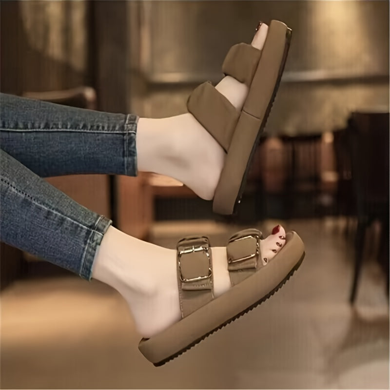 Cool Slippers for Women, New Style Thick Sole Casual Anti-slip Beach Sandal