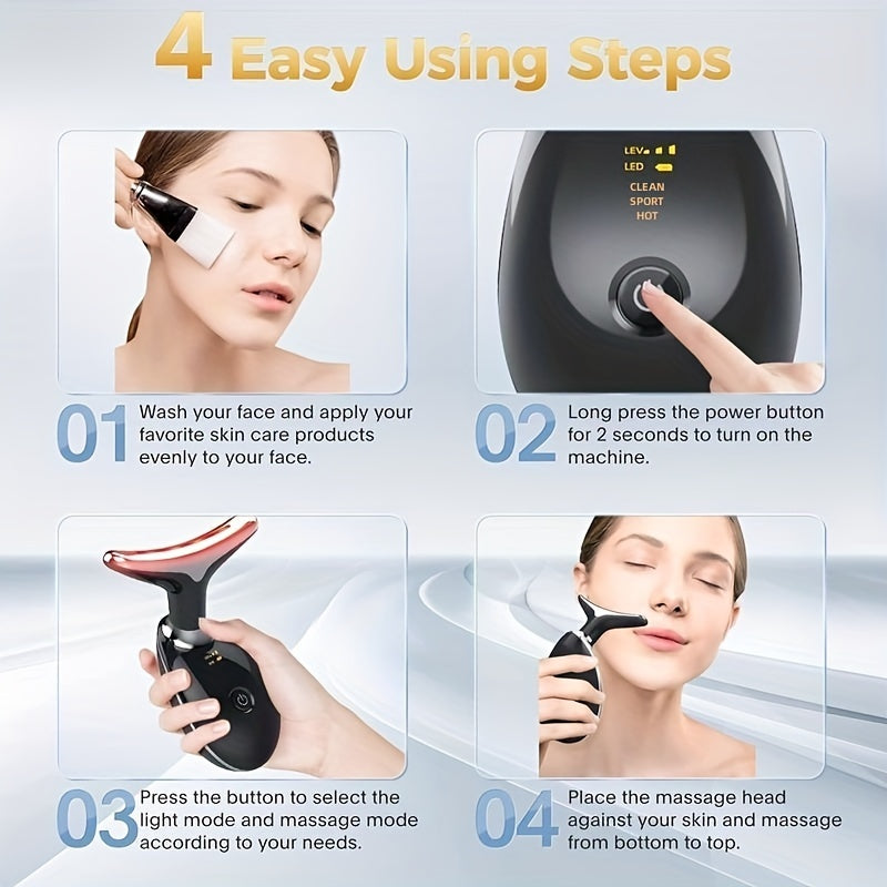 7LED Color Vibration Neck Device