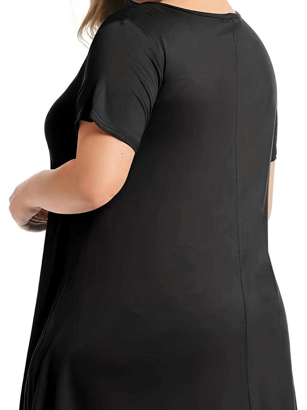 Women's Plus Size Elegant Short Sleeve T-Shirt