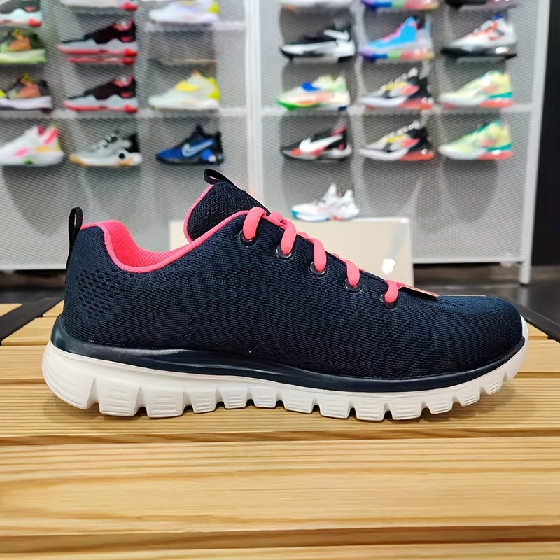 Skechers Women's Breathable Lightweight Sneakers - Arch Support & Stability Walking Shoes with Cushioned Insole