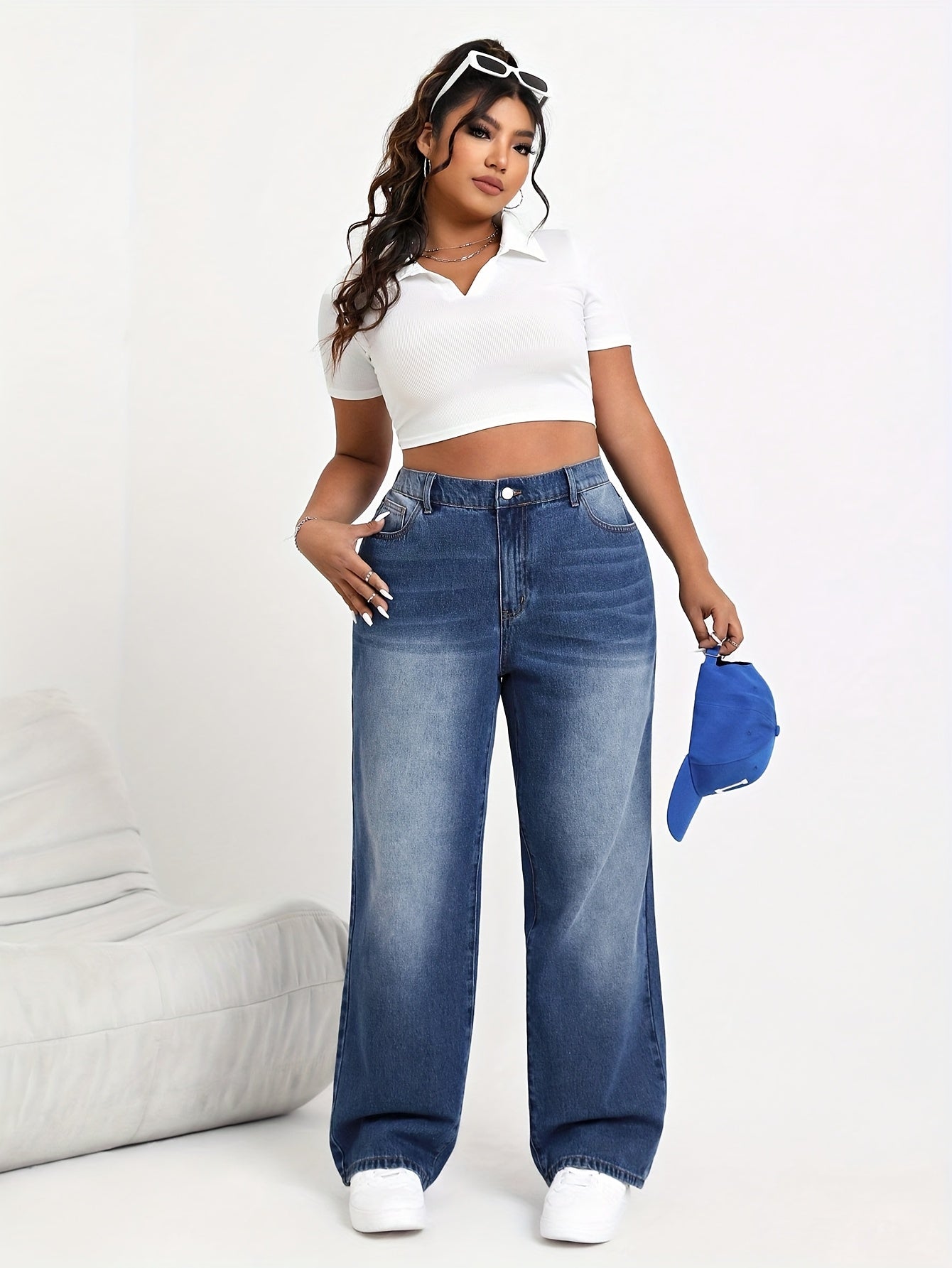 Plus-Size Fashion Jeans for Women