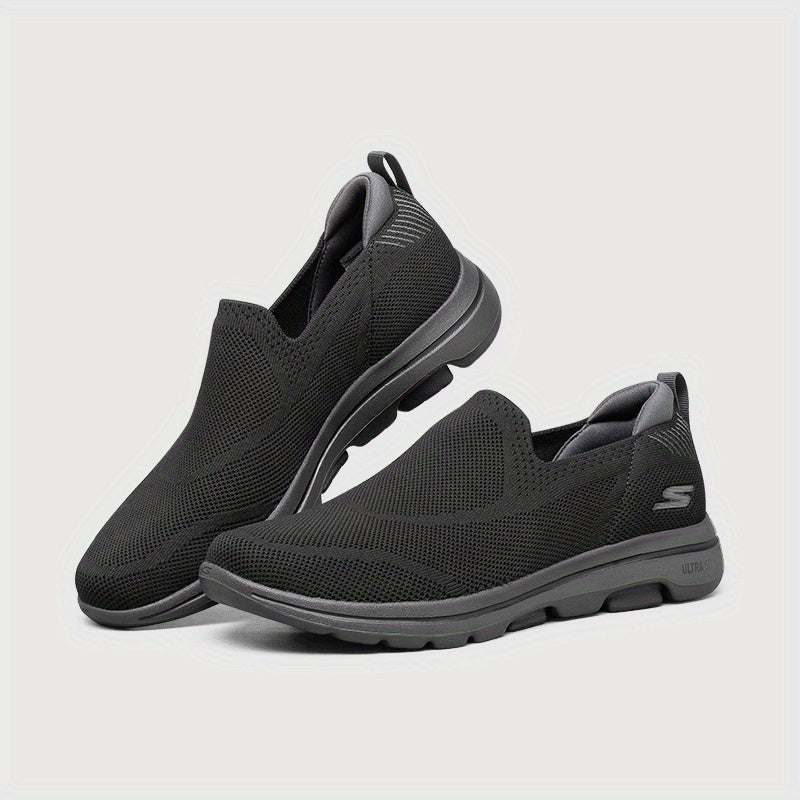 Skechers Women's Breathable Mesh Slip-On Sneakers - Lightweight Comfortable Casual Shoes with Anti-Slip EVA/Rubber Sole