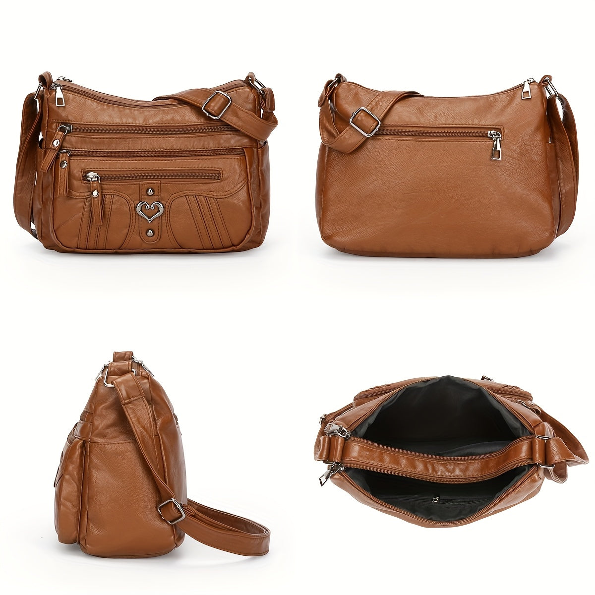 Lightweight, Large Capacity Vintage Style Shoulder Bag for Women