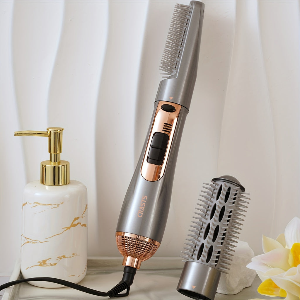 Electric Hair Dryer Brush 2-in-1 Dual-use Hair Straight Curling