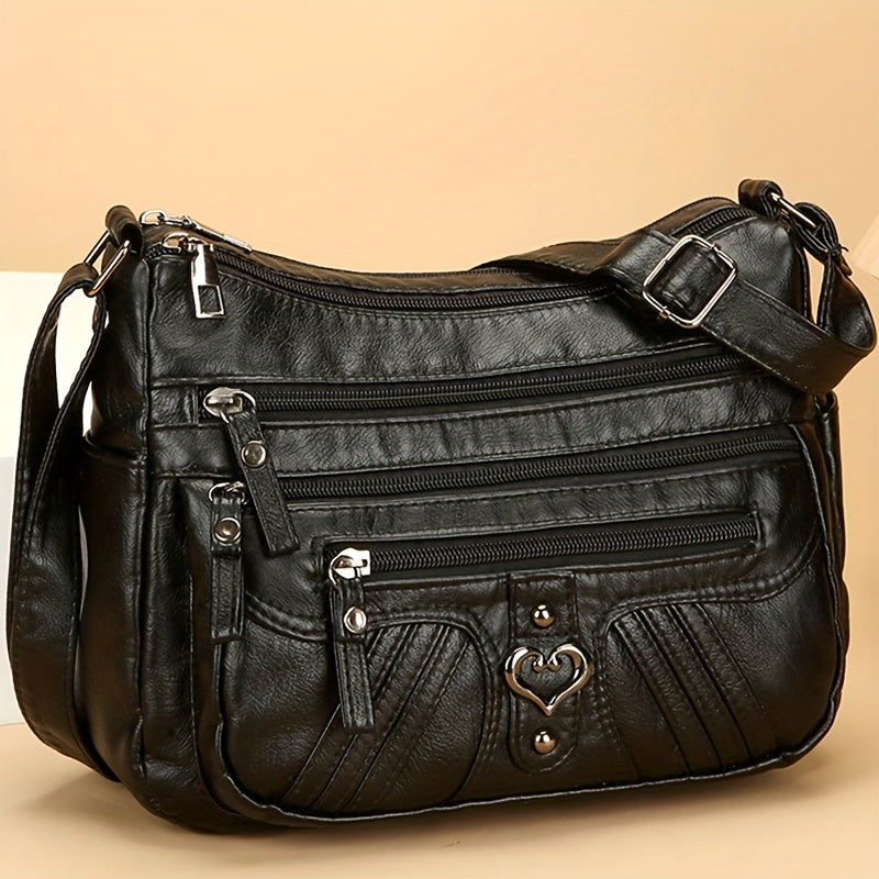 Lightweight, Large Capacity Vintage Style Shoulder Bag for Women